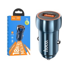 Hoco Z46 Blue Shield Car Charger 18W QC3.0 Blue Sapphire Hoco Z46 Blue Shield Car Charger 18W QC3.0 Blue Sapphire